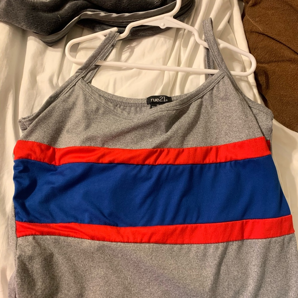 Grey crop top